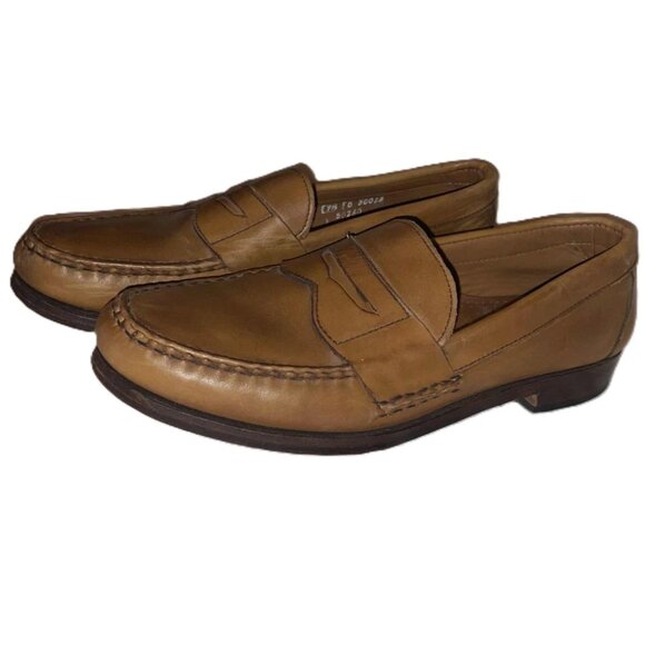 Allen Edmonds Cavanaugh Penny Loafers 9.5B Brown Leather Men\'s Dress Shoes USA main image 5